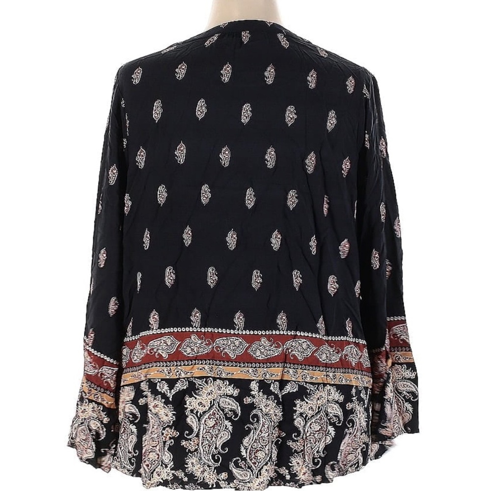 Tantrums Floral Paisley Printed Multicolored Blouse Top Size XXL - Picture 5 of 13
